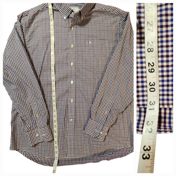 Southern Tide Classic Fit Cotton Checked  Button-down Shirt size XL - Picture 7 of 10